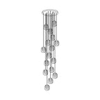 Keldelbrook Glass Pendant Light-Moonnatur