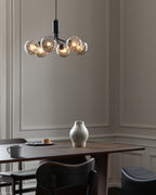 Ivorette Glass Chandelier-Moonnatur