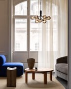 Ivorette Glass Chandelier-Moonnatur