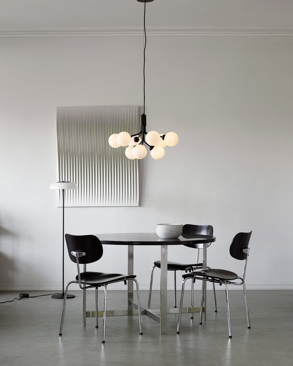 Ivorette Glass Chandelier-Moonnatur