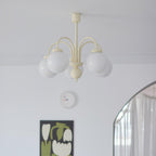 Lindenaria Glass Chandelier-Moonnatur