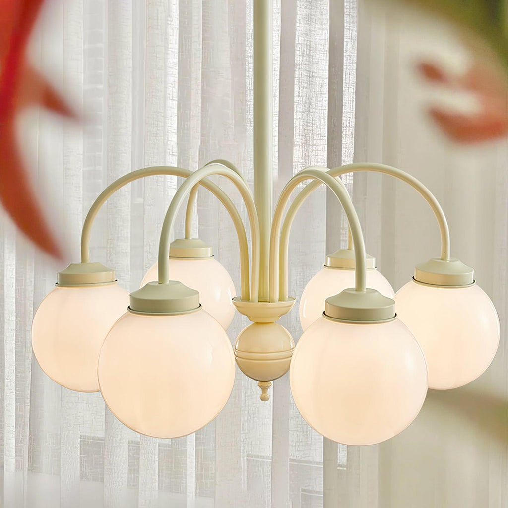 Lindenaria Glass Chandelier-Moonnatur