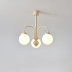Lindenaria Glass Chandelier-Moonnatur