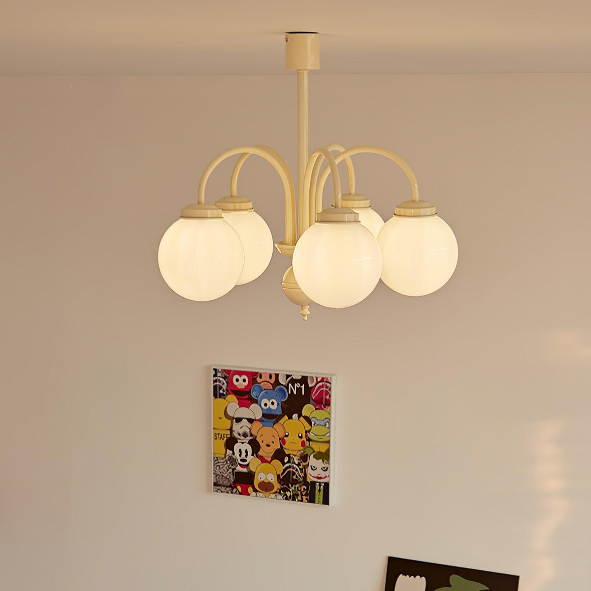 Lindenaria Glass Chandelier-Moonnatur