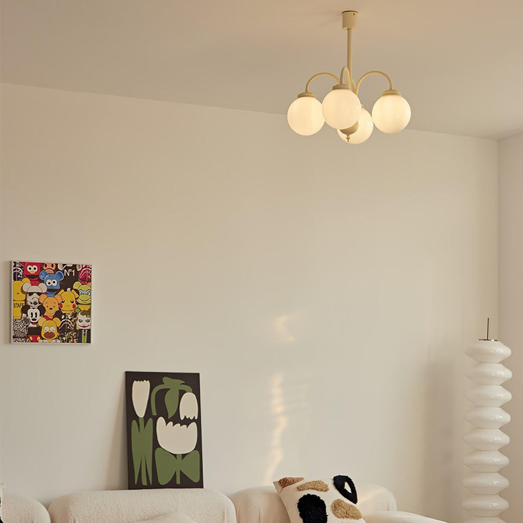Lindenaria Glass Chandelier-Moonnatur