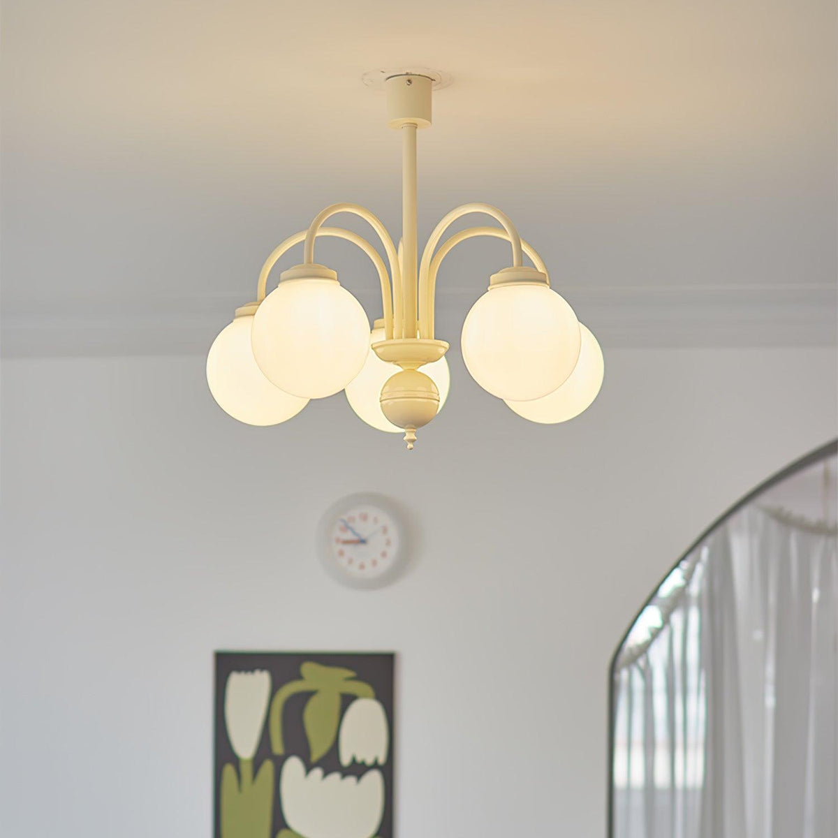 Lindenaria Glass Chandelier-Moonnatur