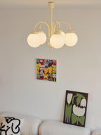 Lindenaria Glass Chandelier-Moonnatur