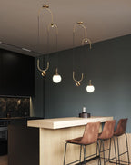 Beldeneth Glass Pendant Light-Moonnatur