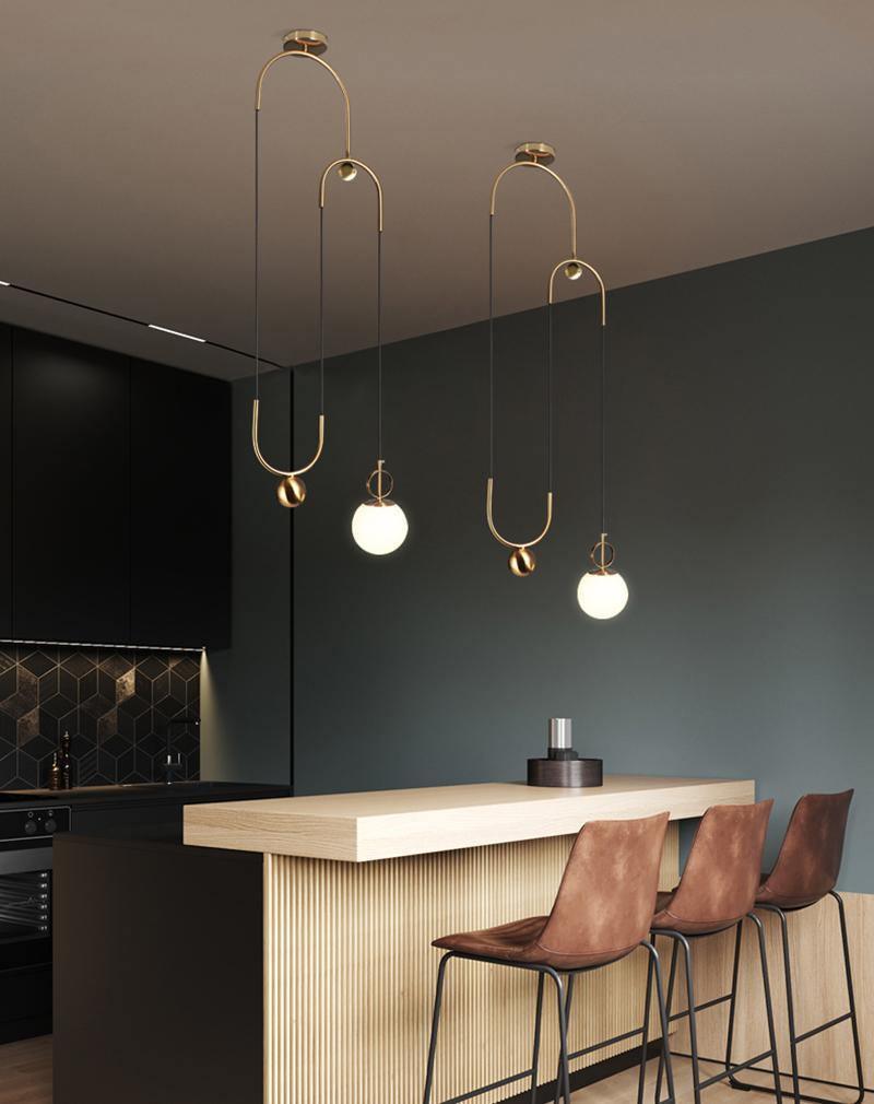 Beldeneth Glass Pendant Light-Moonnatur