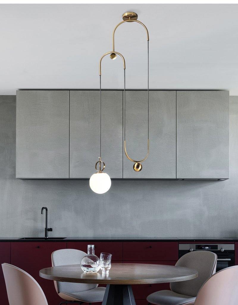 Beldeneth Glass Pendant Light-Moonnatur