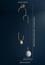 Beldeneth Glass Pendant Light-Moonnatur