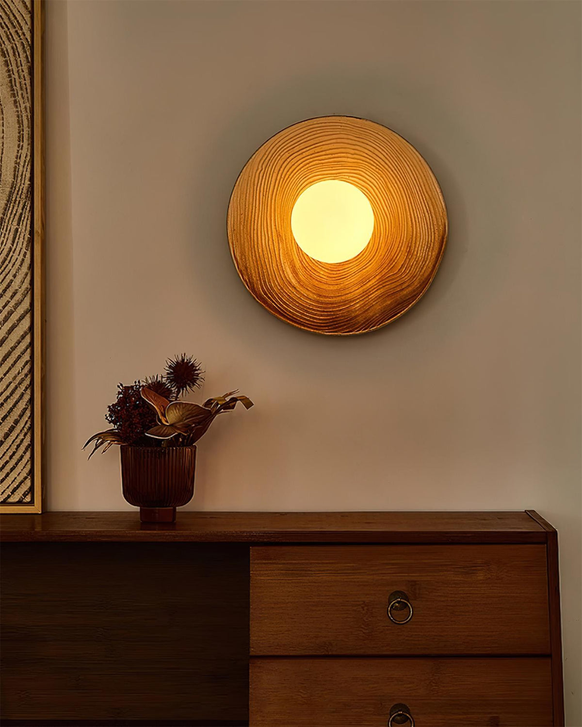 Faldenelyn Ceramic Wall Light-Moonnatur