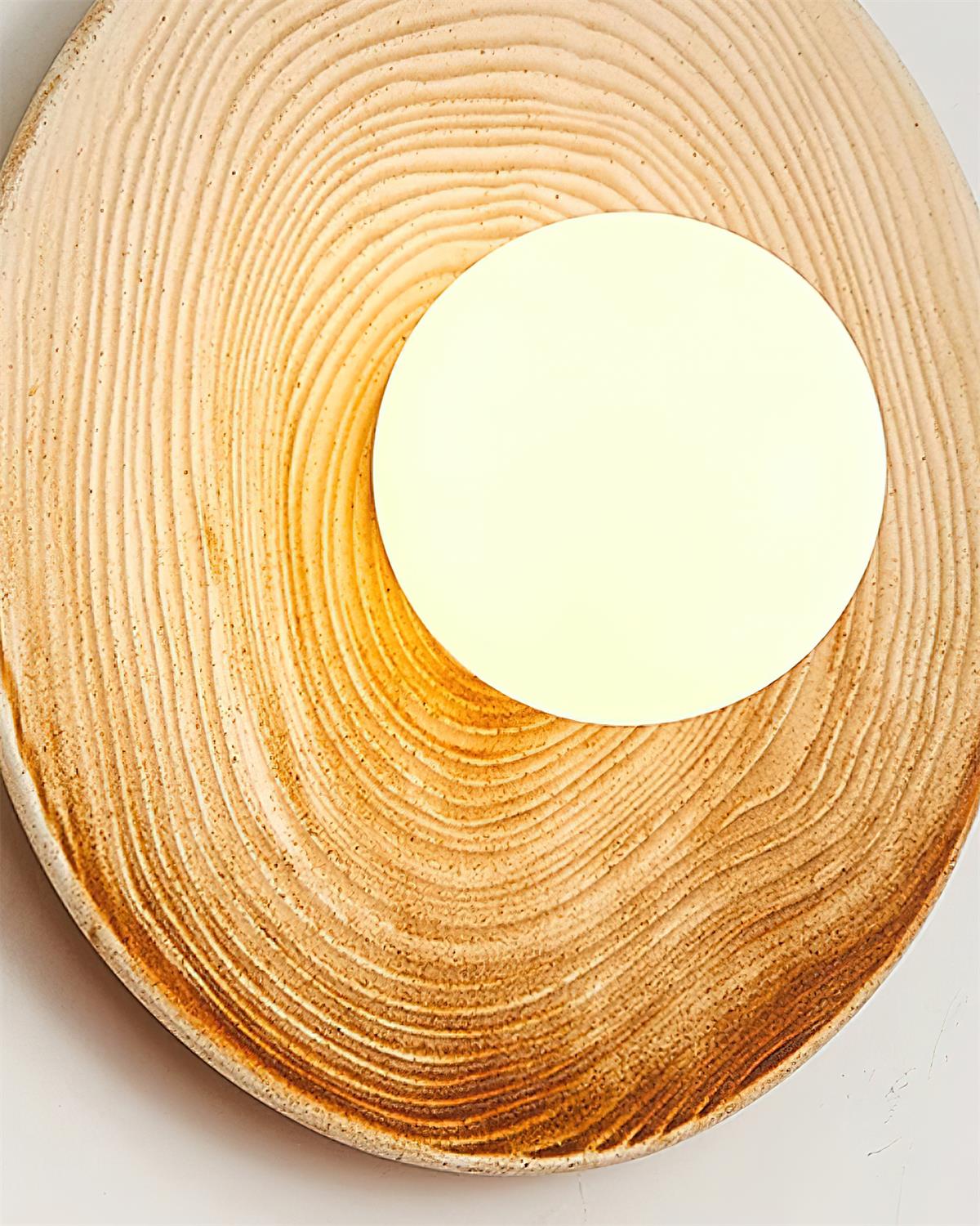 Faldenelyn Ceramic Wall Light-Moonnatur