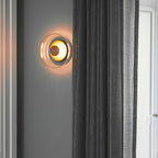 Ilvanna Glass Wall Light-Moonnatur