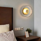 Ilvanna Glass Wall Light-Moonnatur