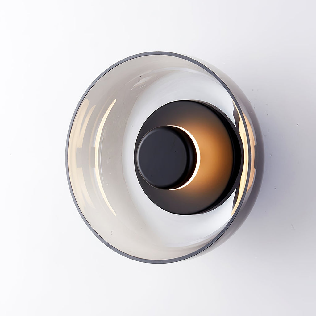 Ilvanna Glass Wall Light-Moonnatur