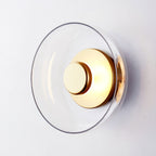 Ilvanna Glass Wall Light-Moonnatur