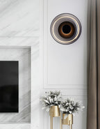 Ilvanna Glass Wall Light-Moonnatur