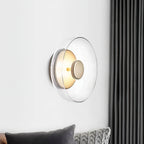 Ilvanna Glass Wall Light-Moonnatur