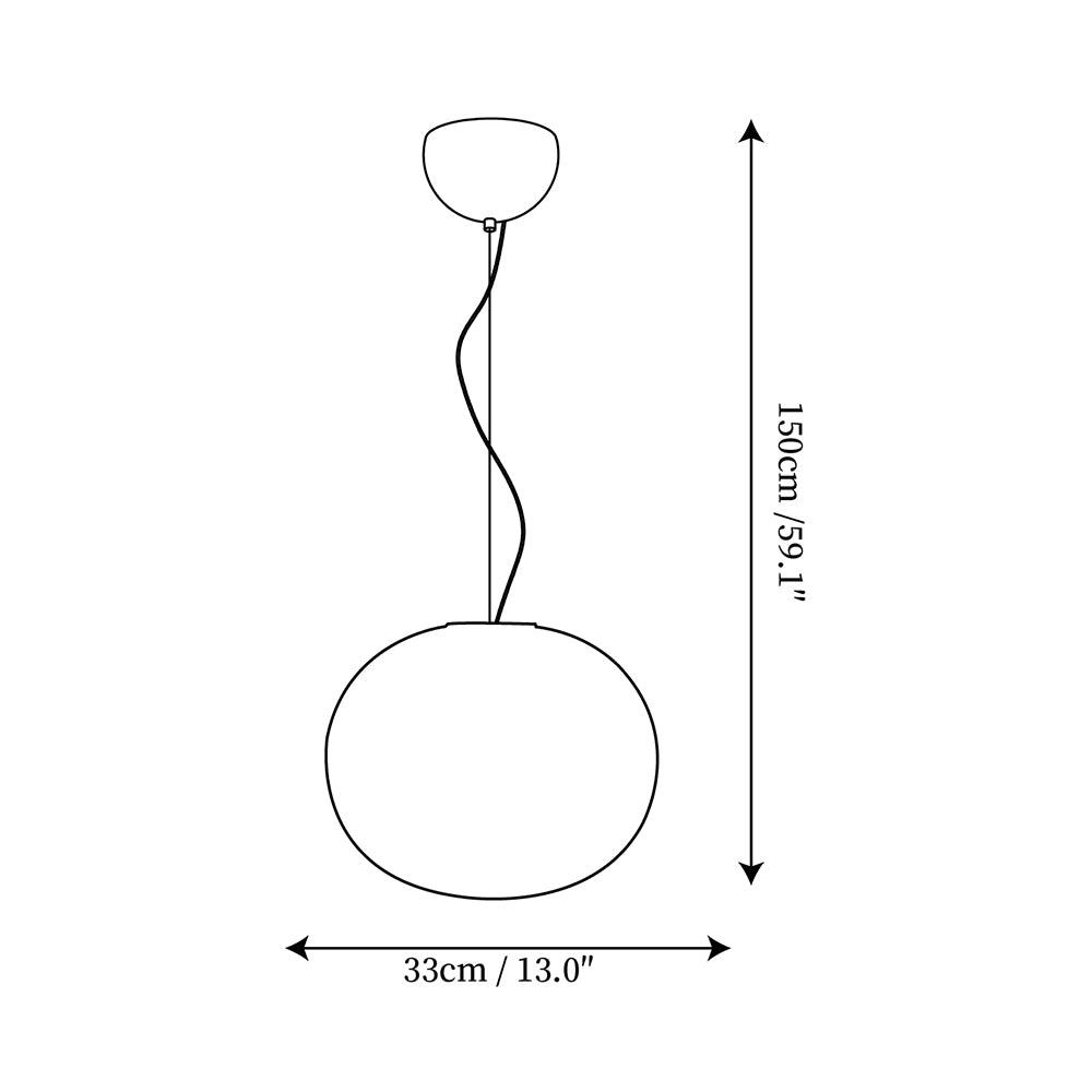 Avrenrose Glass Pendant Light-Moonnatur