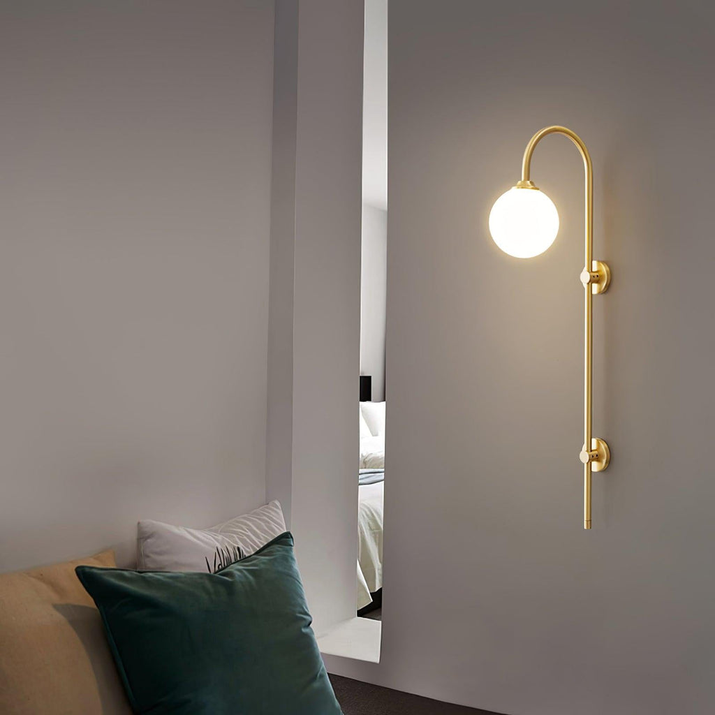 Lindenelle Glass Wall Light-Moonnatur