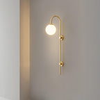 Lindenelle Glass Wall Light-Moonnatur