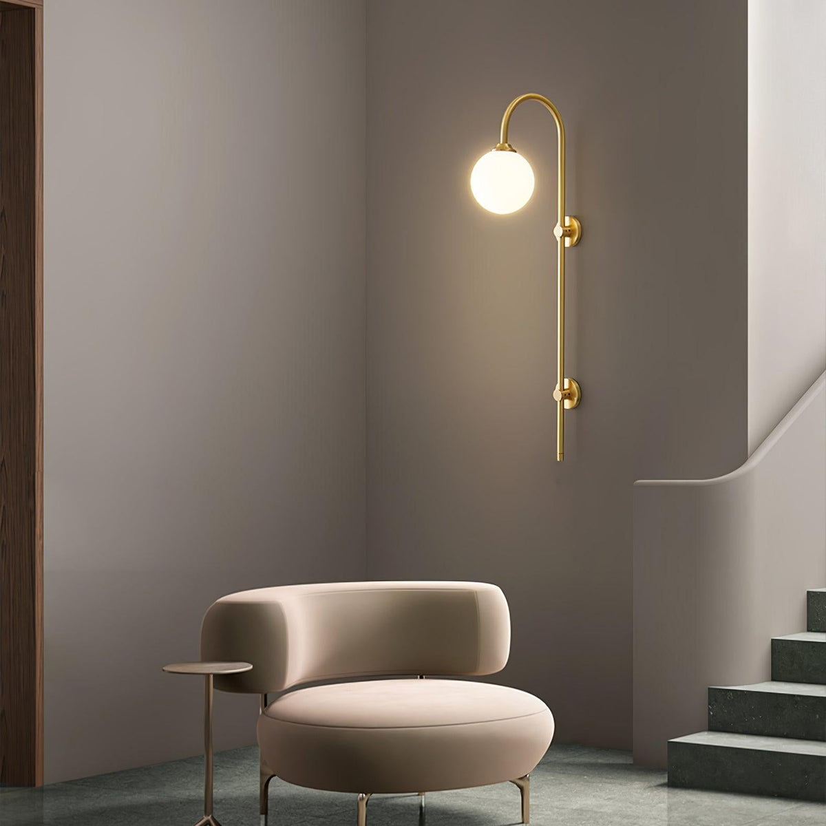 Lindenelle Glass Wall Light-Moonnatur