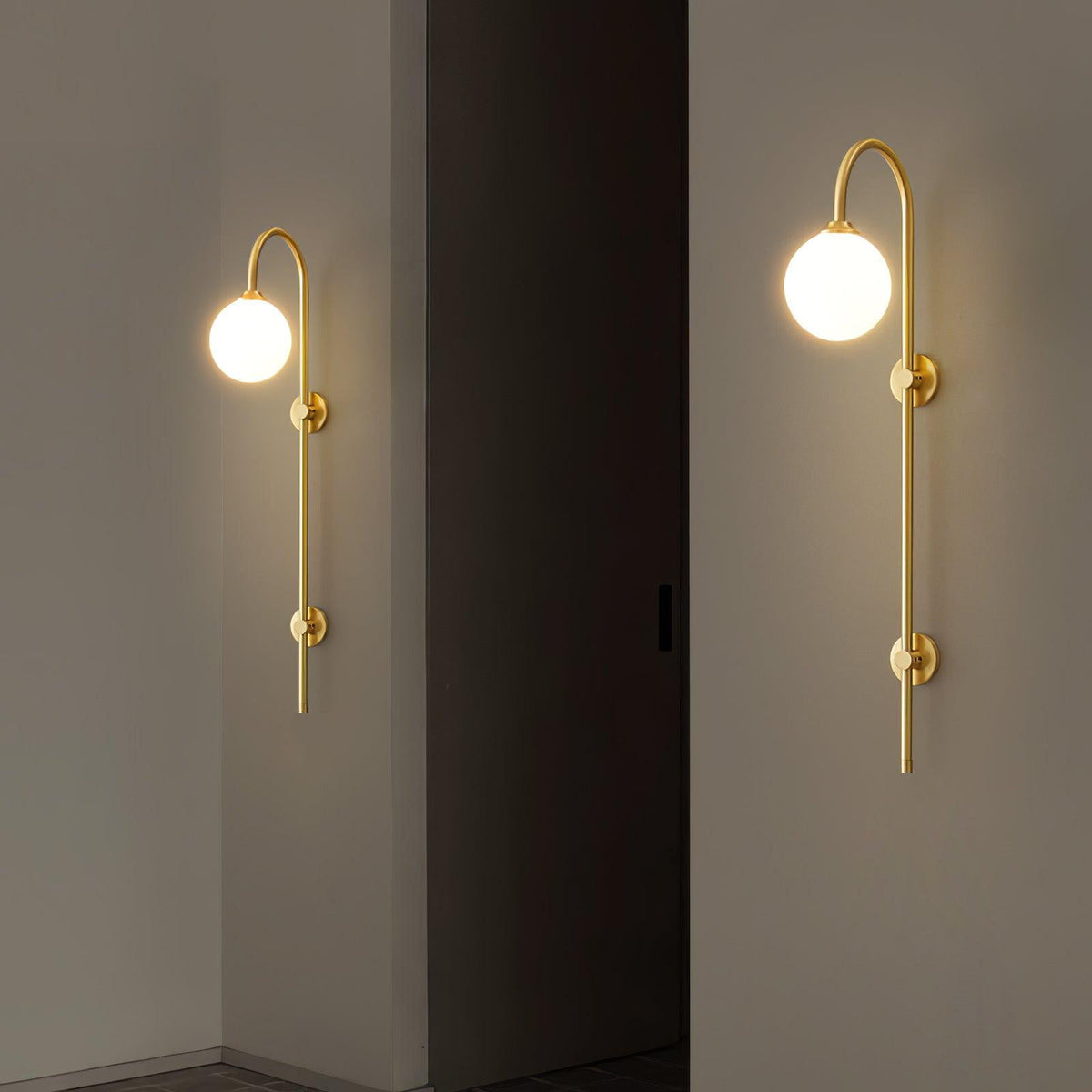 Lindenelle Glass Wall Light-Moonnatur