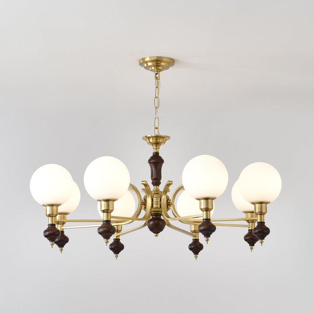 Norrenwyn Glass Chandelier-Moonnatur