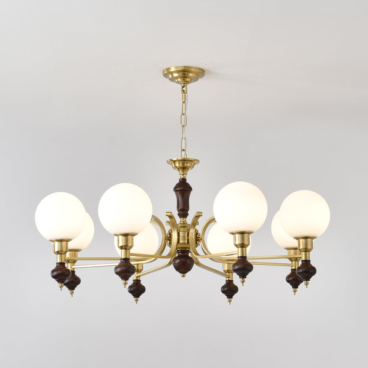 Norrenwyn Glass Chandelier-Moonnatur
