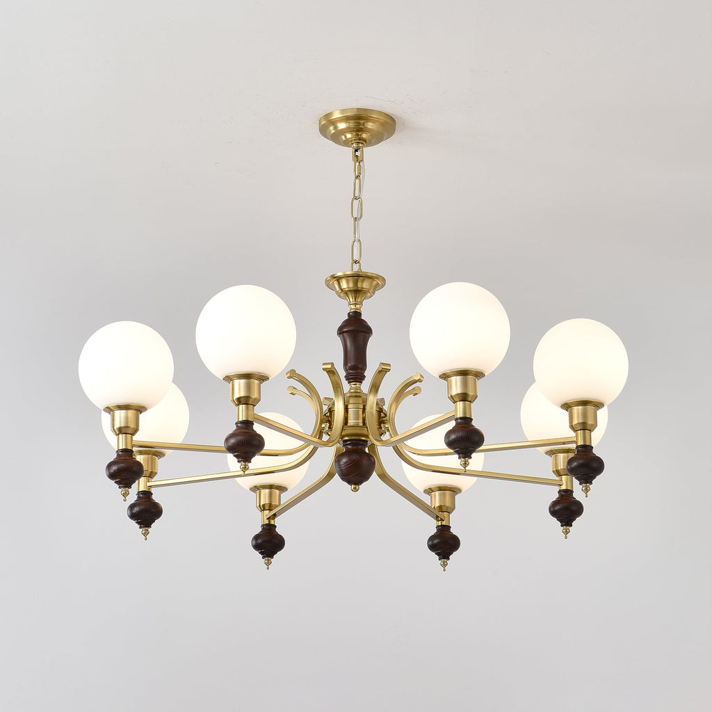 Norrenwyn Glass Chandelier-Moonnatur