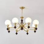 Norrenwyn Glass Chandelier-Moonnatur