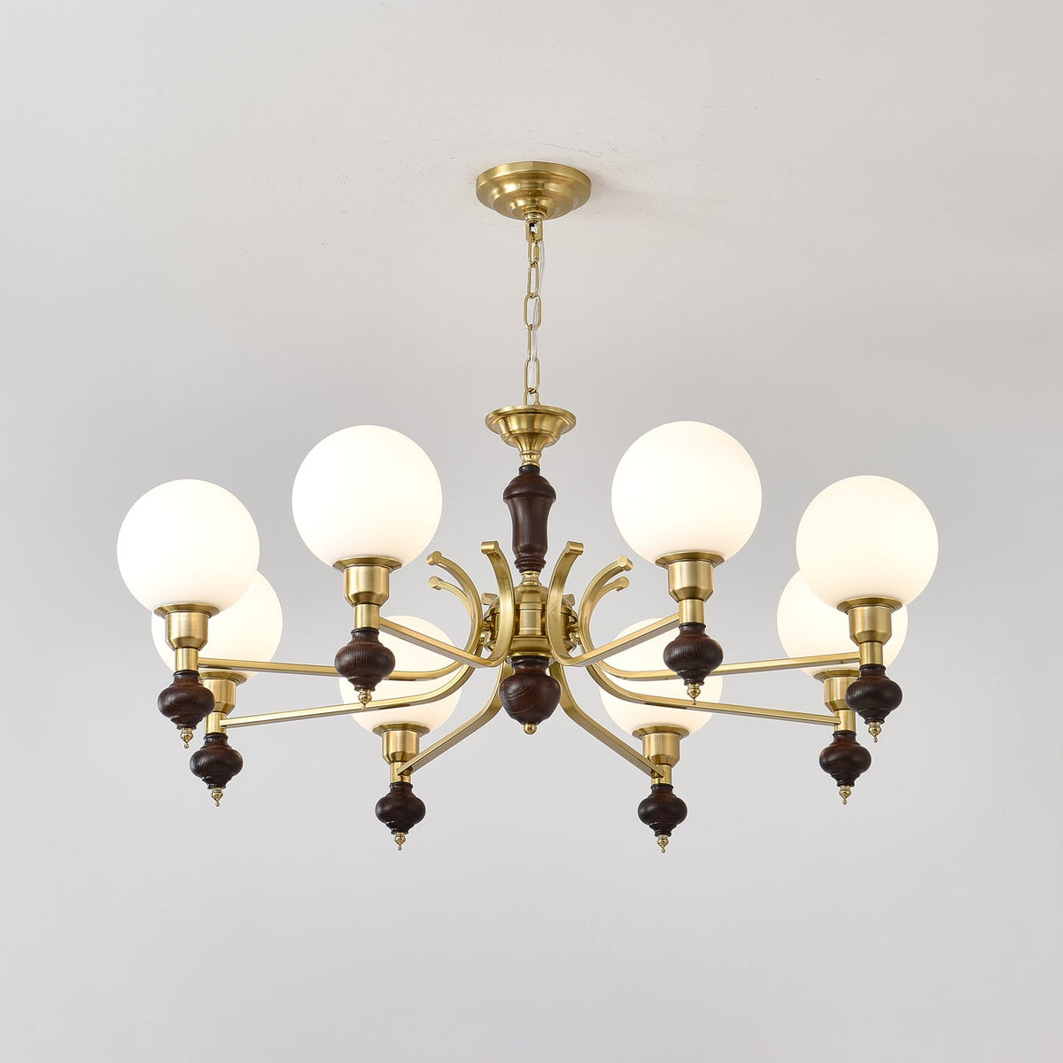 Norrenwyn Glass Chandelier-Moonnatur