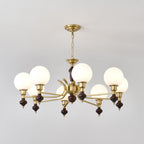 Norrenwyn Glass Chandelier-Moonnatur