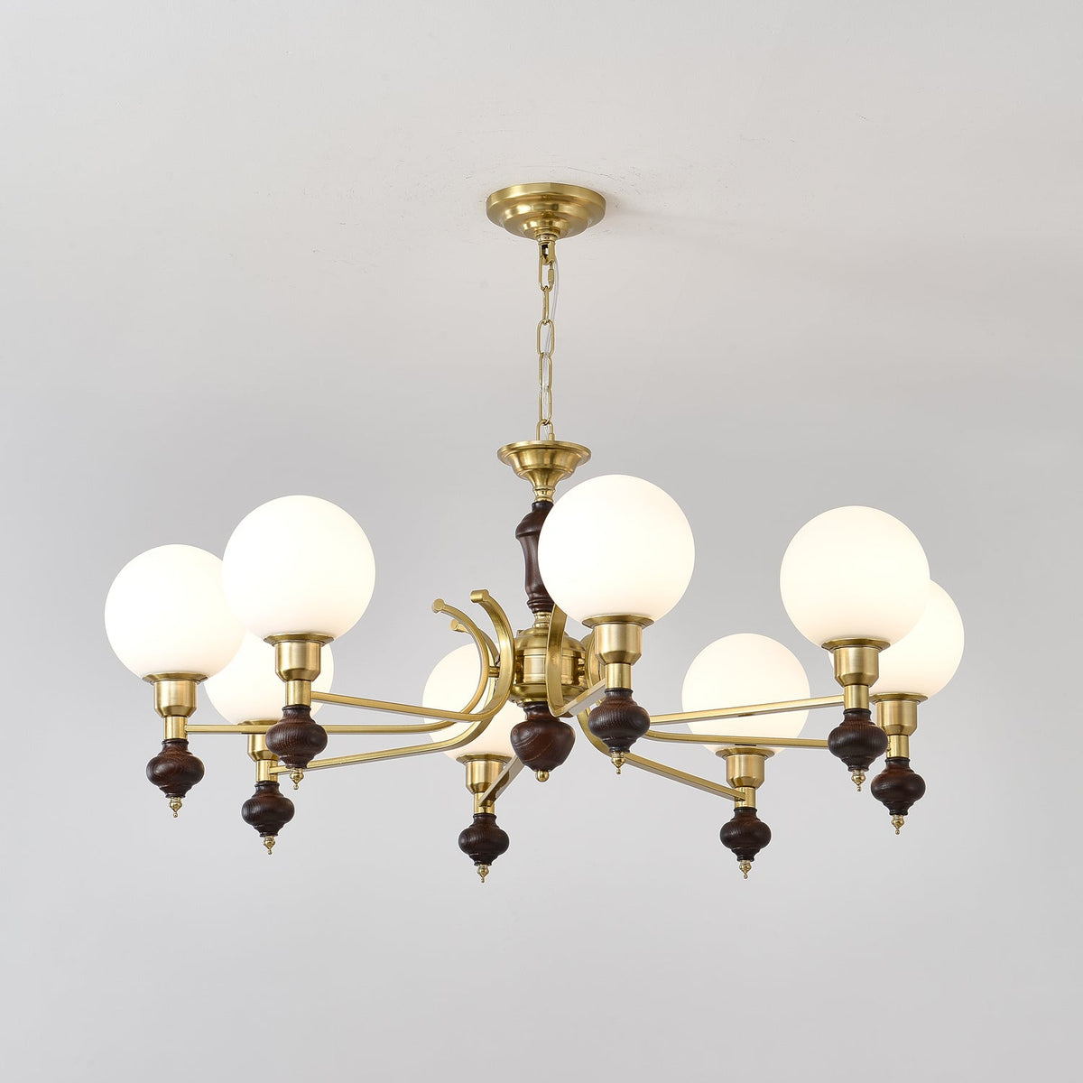 Norrenwyn Glass Chandelier-Moonnatur