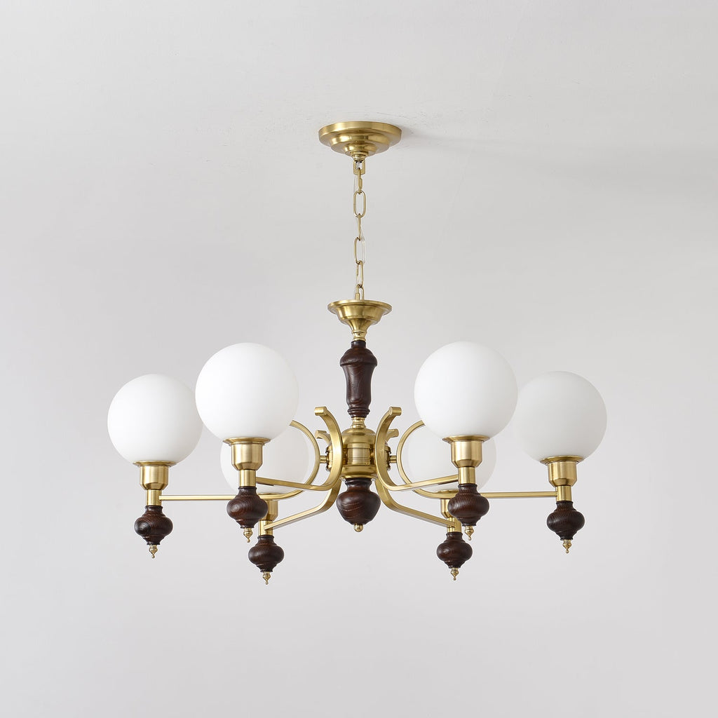 Norrenwyn Glass Chandelier-Moonnatur