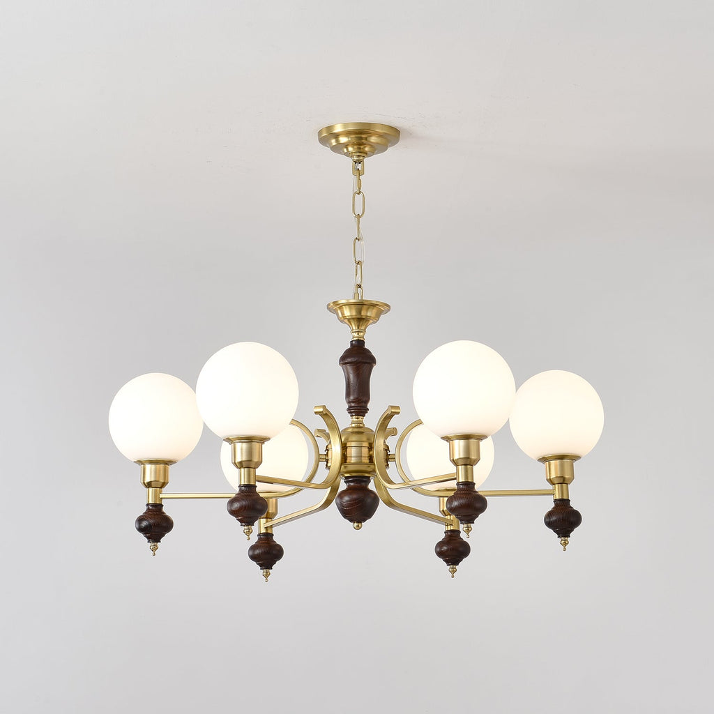 Norrenwyn Glass Chandelier-Moonnatur