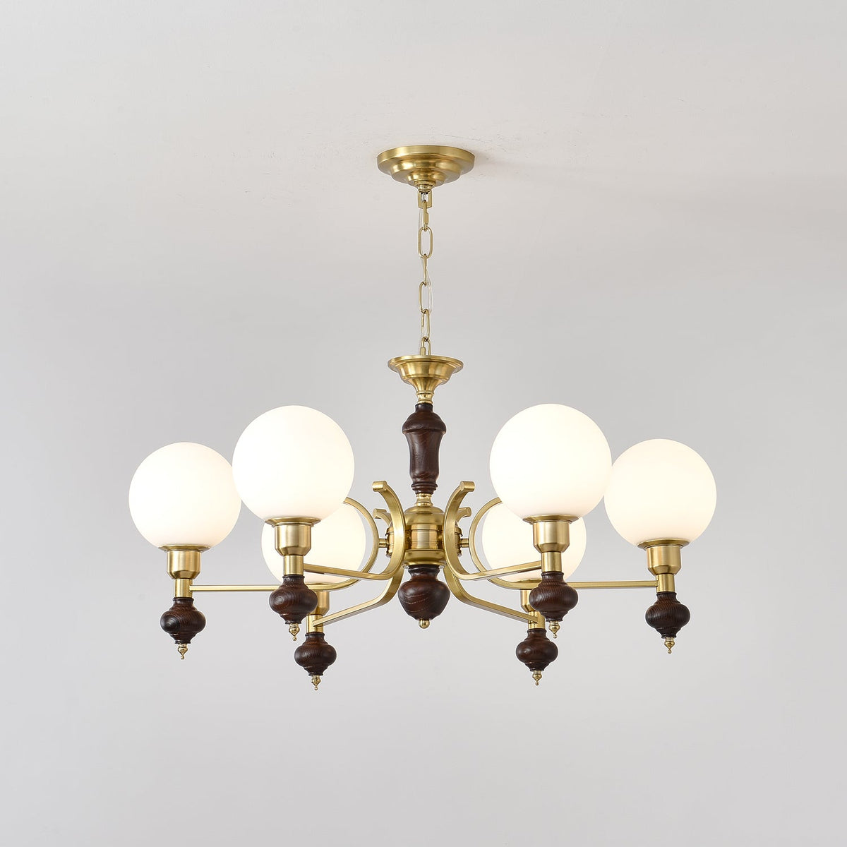 Norrenwyn Glass Chandelier-Moonnatur