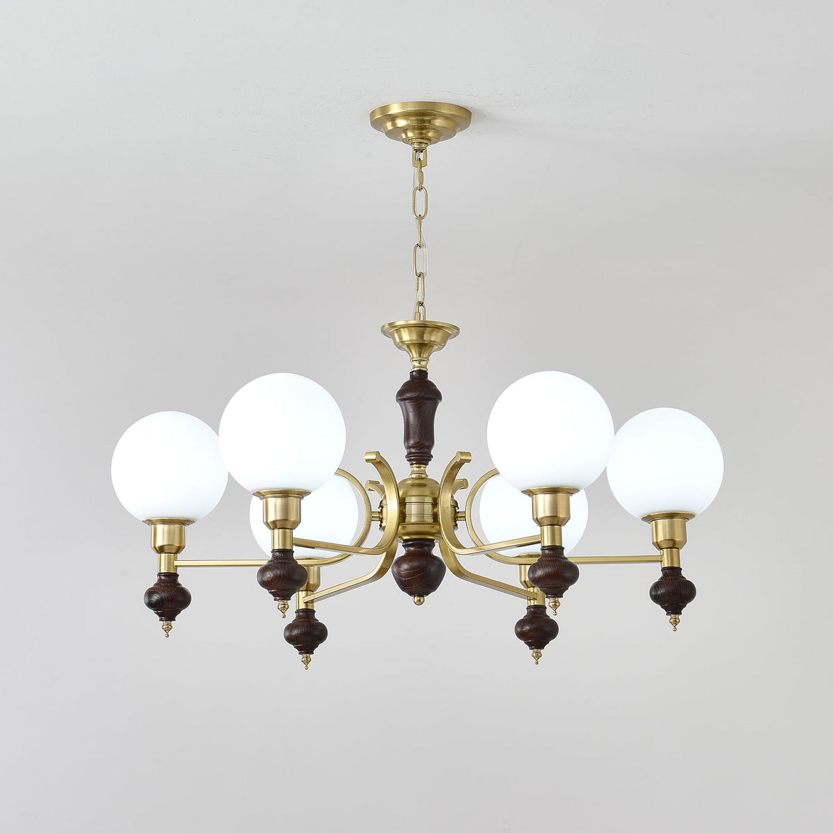 Norrenwyn Glass Chandelier-Moonnatur