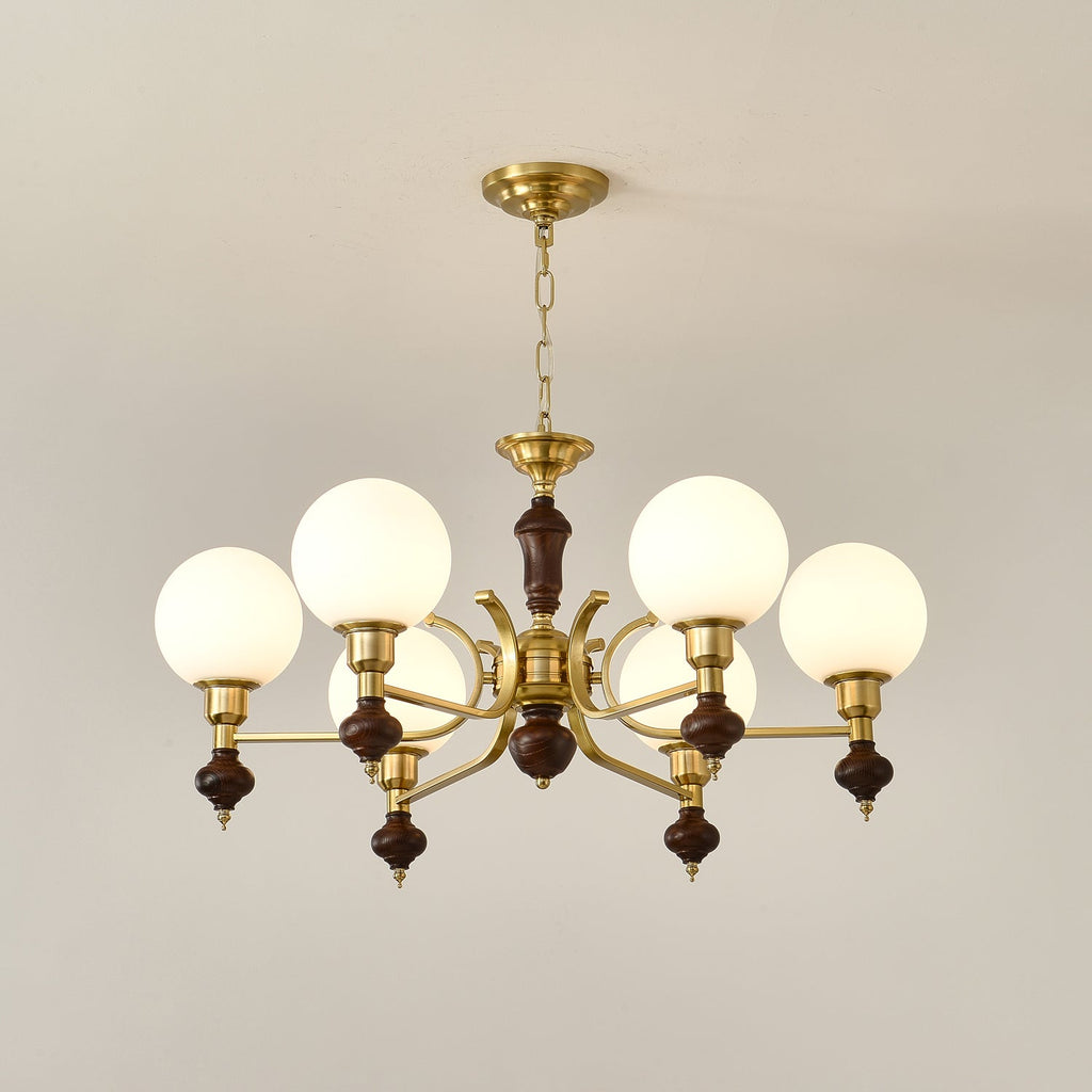 Norrenwyn Glass Chandelier-Moonnatur