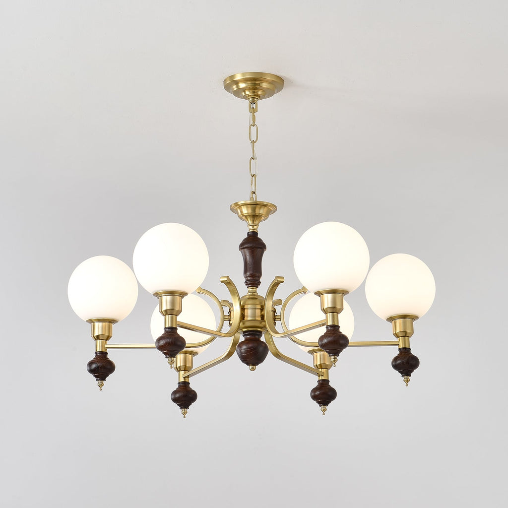 Norrenwyn Glass Chandelier-Moonnatur