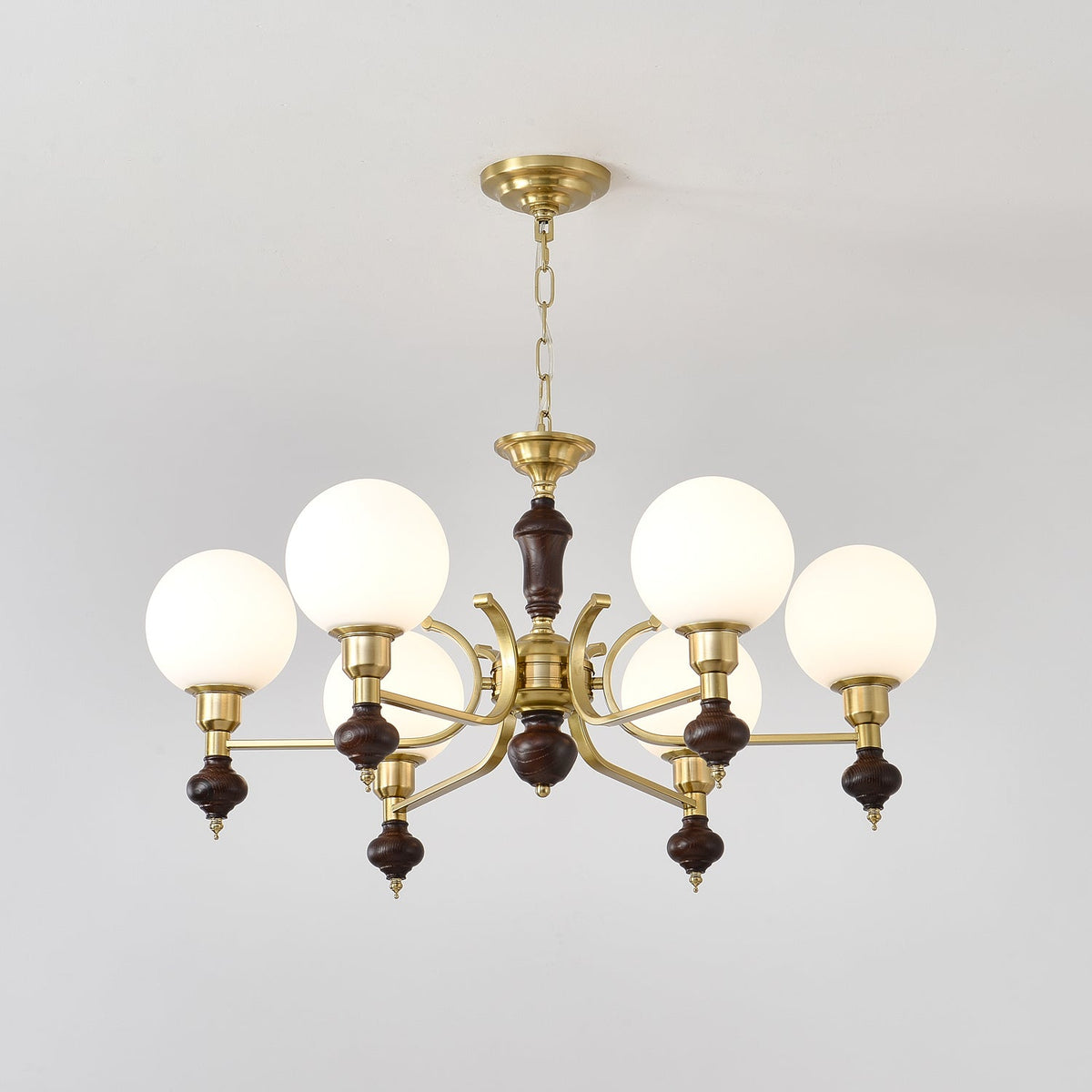 Norrenwyn Glass Chandelier-Moonnatur
