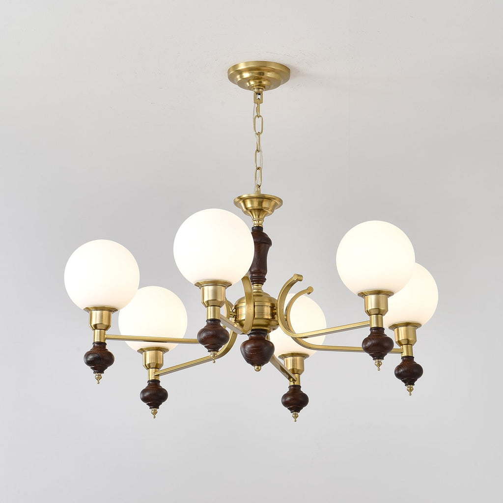 Norrenwyn Glass Chandelier-Moonnatur