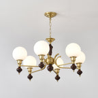 Norrenwyn Glass Chandelier-Moonnatur