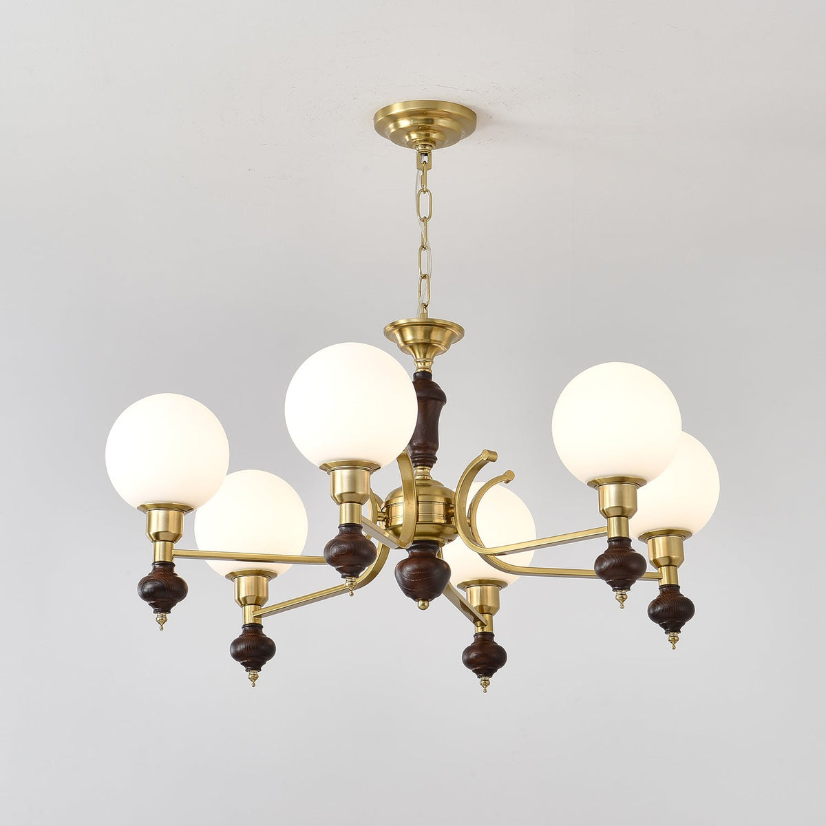 Norrenwyn Glass Chandelier-Moonnatur