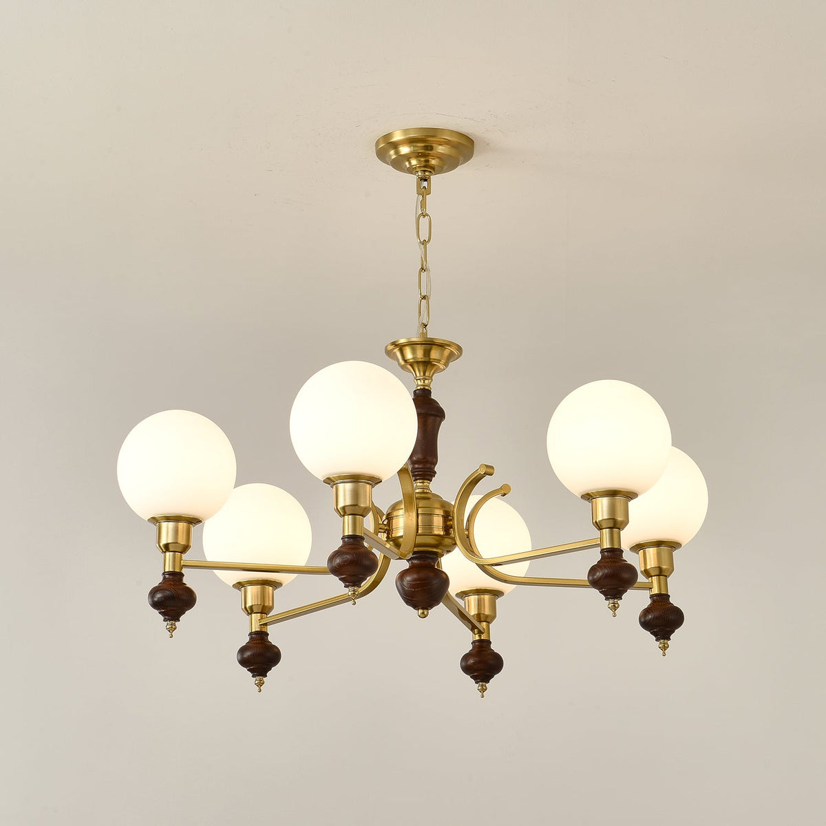 Norrenwyn Glass Chandelier-Moonnatur