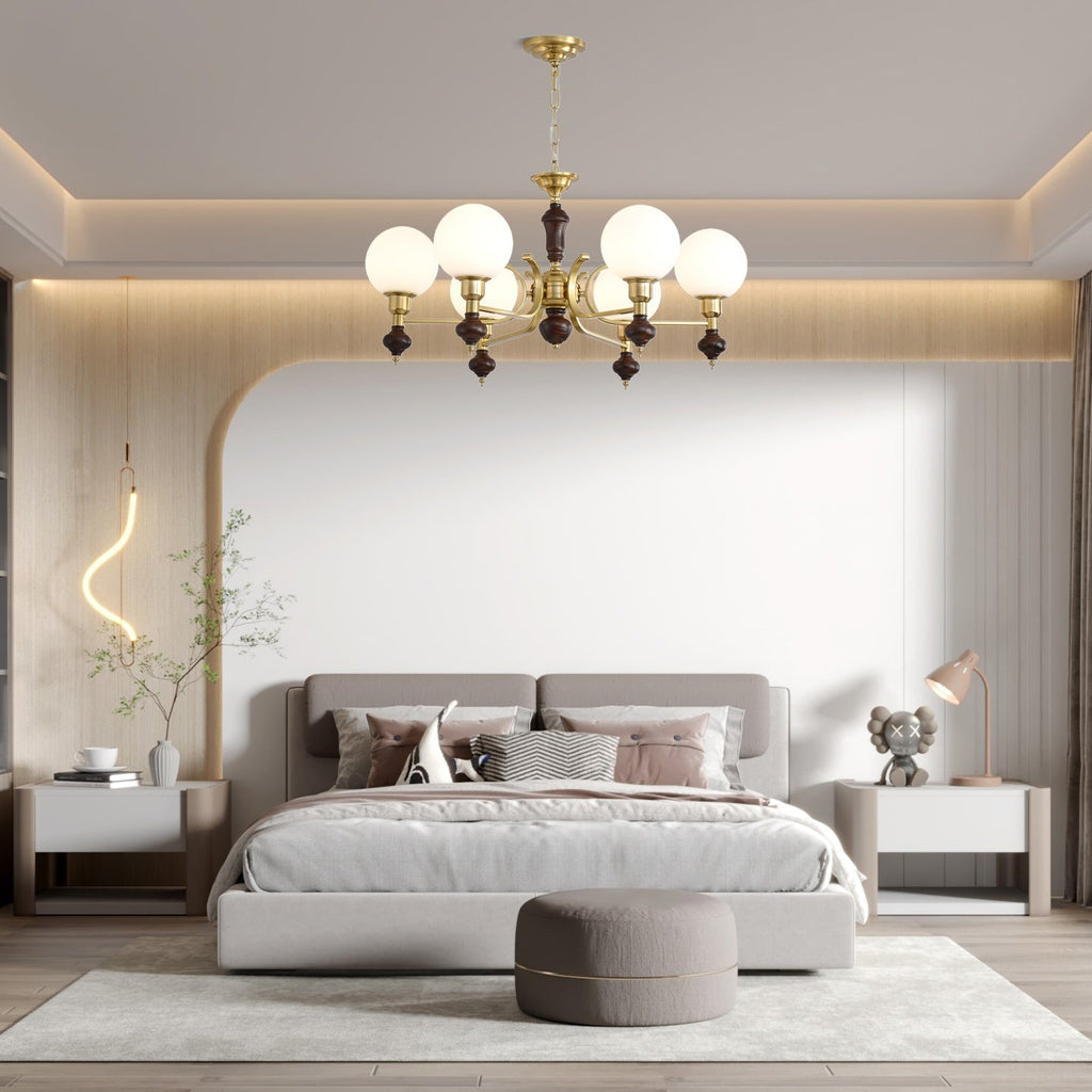 Norrenwyn Glass Chandelier-Moonnatur