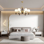 Norrenwyn Glass Chandelier-Moonnatur