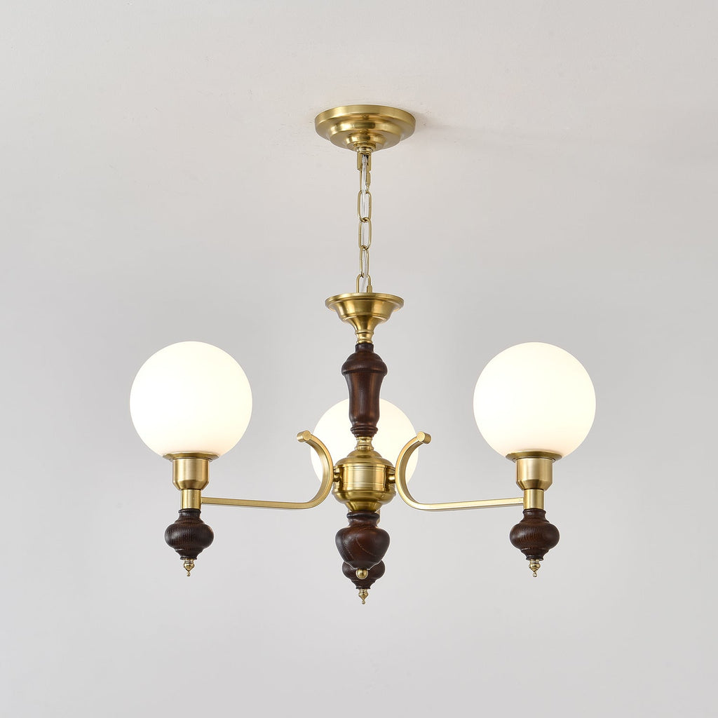 Norrenwyn Glass Chandelier-Moonnatur