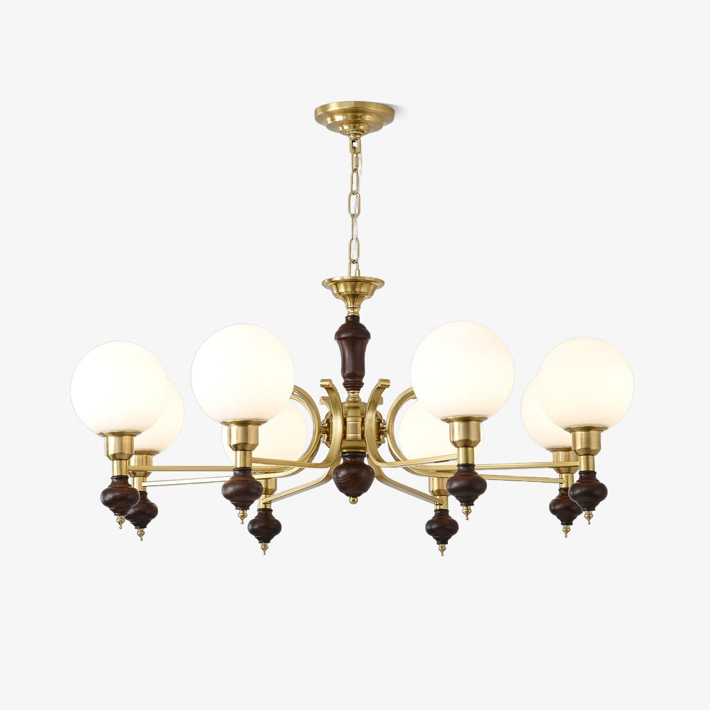 Norrenwyn Glass Chandelier-Moonnatur
